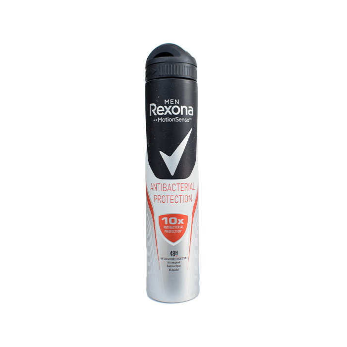 اسپری ضد تعریق مردانه رکسونا مدل Antibacterial Protection حجم 200 میل