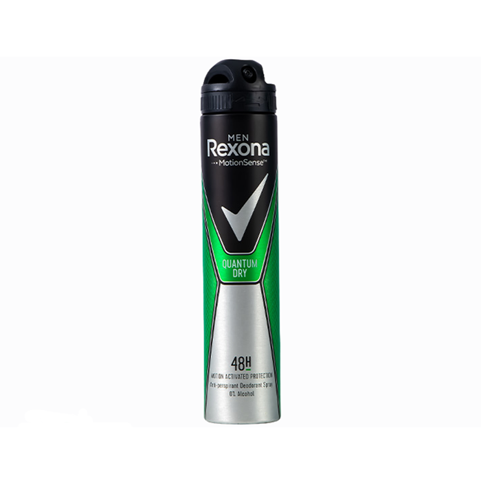 اسپری ضد تعریق مردانه رکسونا مدل Quantum Dry حجم 200 میل