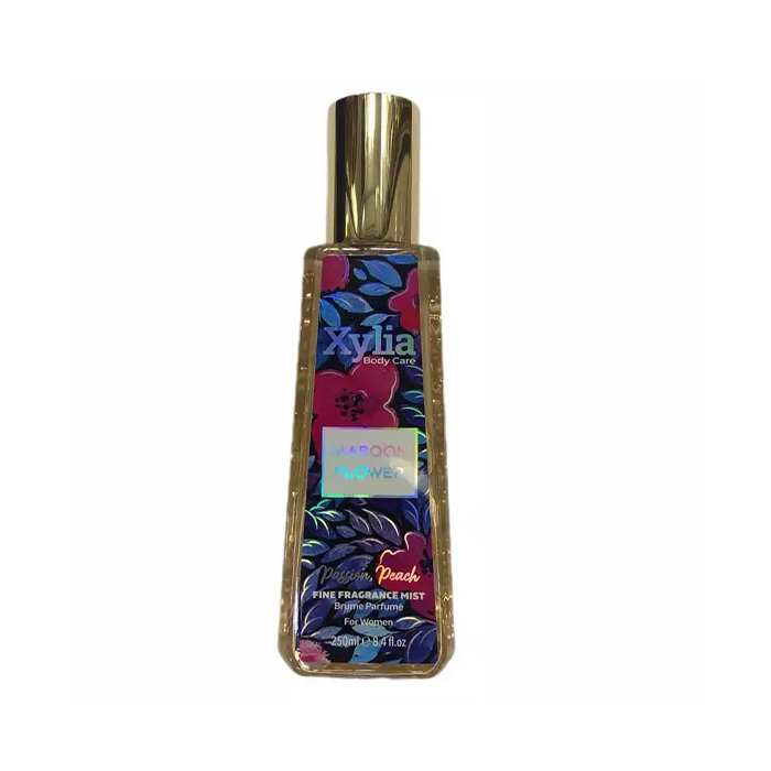 بادی اسپلش (معمولی) اکسیلیا مدل Maroon Flower حجم 250 میل