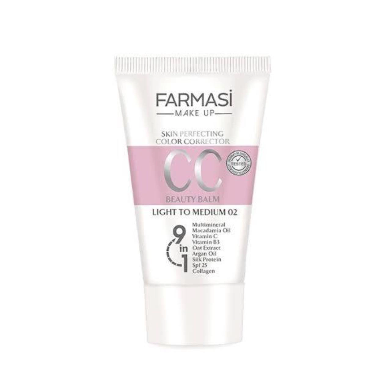 سی سی کرم فارماسی شماره 02 حجم 50 میل سی سی کرم فارماسی SPF25 شماره 02 حجم ۵۰ میلیلیتر - Image 1