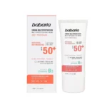 کرم ضدآفتاب بی‌رنگ باباریا SPF50 حجم ۵۰ میلی‌لیتر