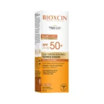 کرم ضدآفتاب بی رنگ بیوکسین SPF50 مناسب پوست خشک و نرمال 50 میلی لیتر