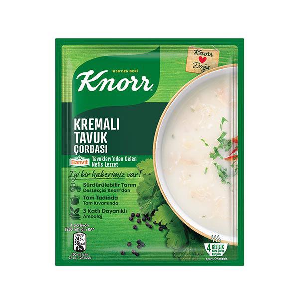 سوپ نیمه آماده کنور طعم Kremalı Tavuk مرغ و خامه 65 گرم