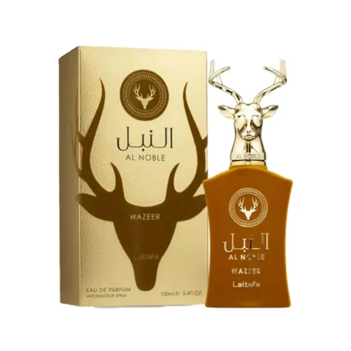 عطر ادکلن لطافه مدل النبل وزیر Lattafa Al Noble Wazeer حجم 100 میلی لیتر