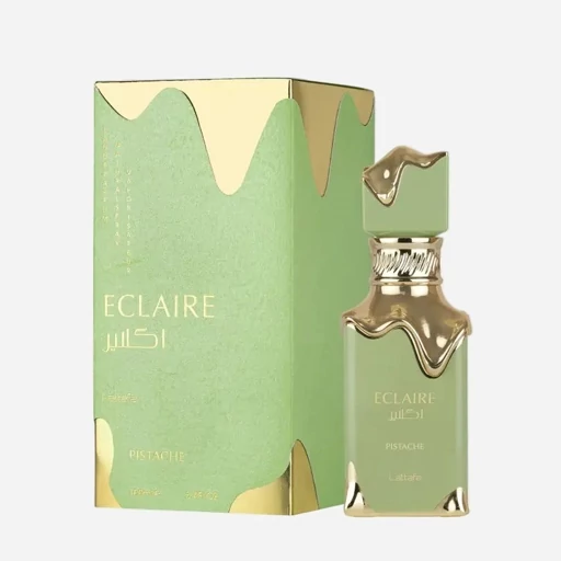 عطر ادکلن لطافه مدل اکلایر پیستاش Lattafa Eclaire Pistache حجم 100 میلی‌لیتر