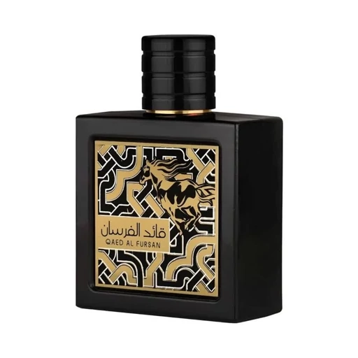 عطر ادکلن لطافه مدل قائد الفرسان مشکی 100 میل
