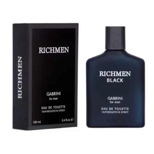 عطر ادکلن گابرینی مدل ریچ من بلک مردانه حجم 100 میلی لیتر