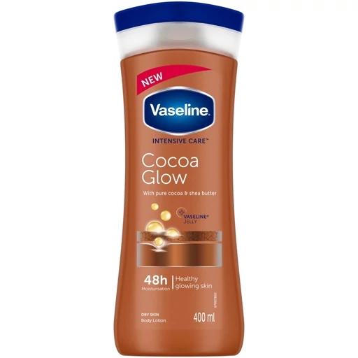 لوسیون بدن وازلین مدل Coco Glow حجم 400 میل