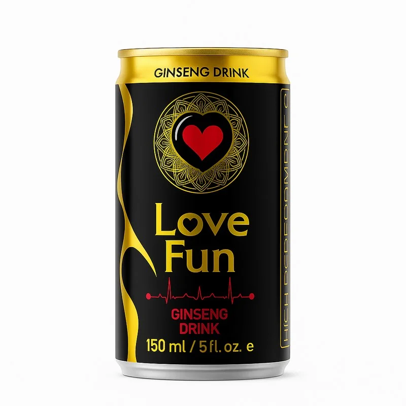 نوشیدنی جنسینگ لاو فان Love Fun با طعم میوه‌ای 150 میلی‌لیتر