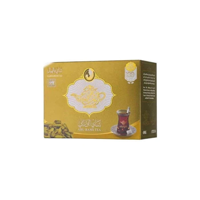 چای سیاه سعدالدین ابورامی هل طلایی STD 310 450 گرم