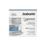 کرم آبرسان باباریا حاوی هیالورونیک اسید مخصوص پوست خشک حجم 50 میل اورجینال اسپانیا