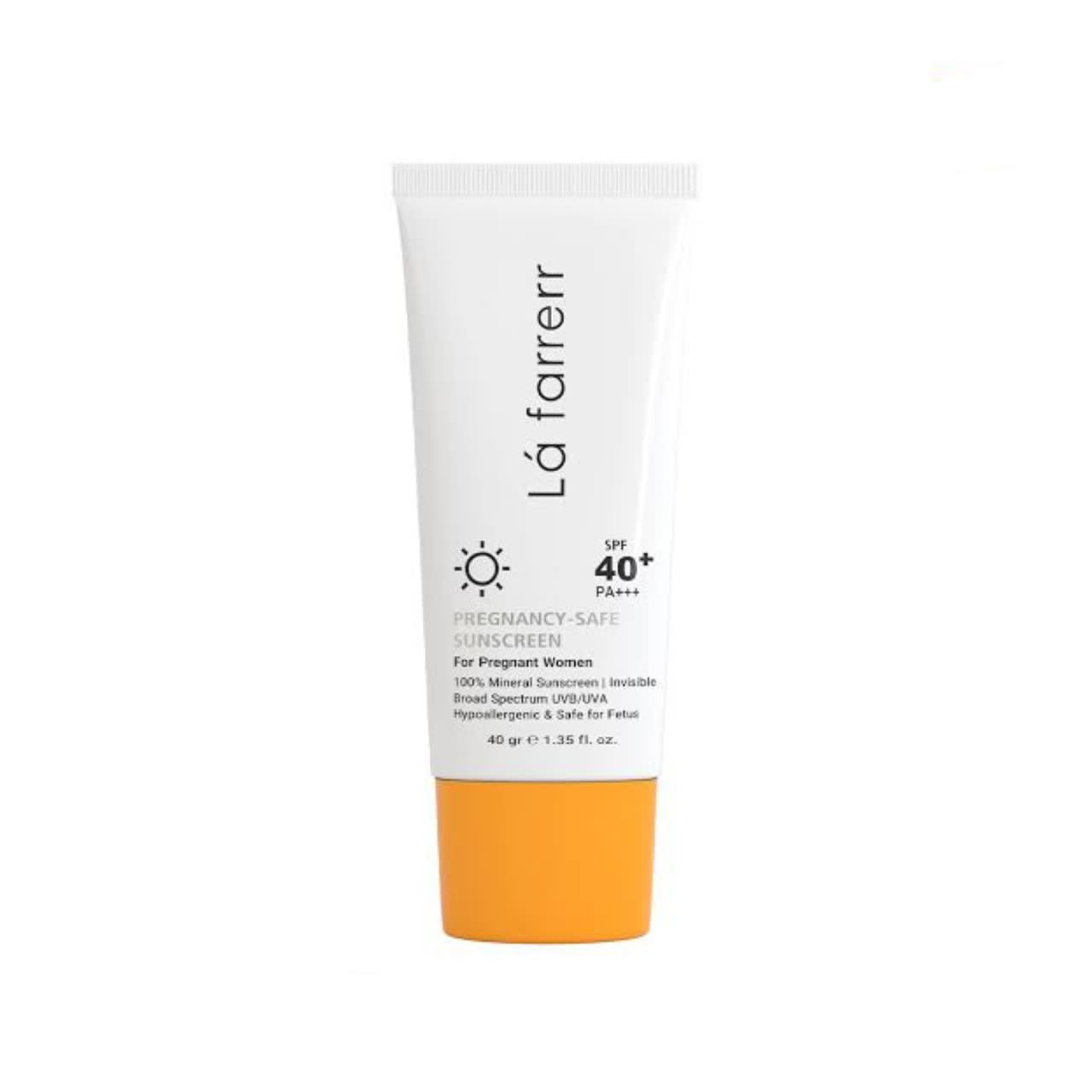 کرم ضدآفتاب بارداری لافارر مناسب انواع پوست SPF 40 کرم ضدآفتاب بارداری لافارر مناسب انواع پوست SPF 40
