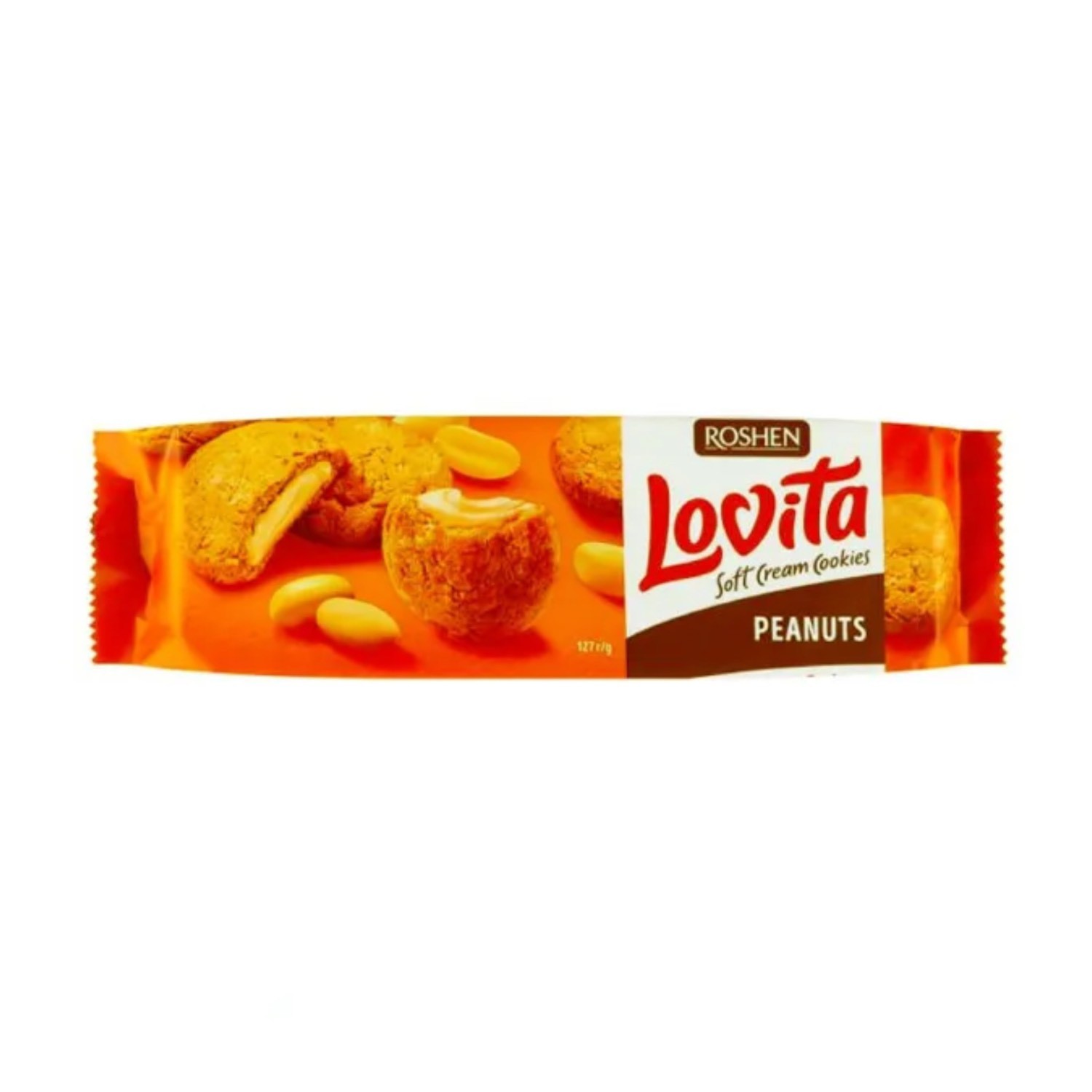 کوکی لاویتا روشن با لایه کرم بادام زمینی وزن 127 گرم